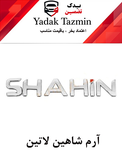 آرم نوشته شاهین لاتین شرکتی