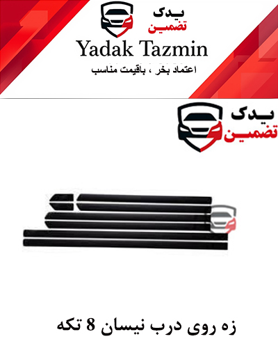 زه پلاستیکی روی درب نیسان 8 تکه دار شرکتی