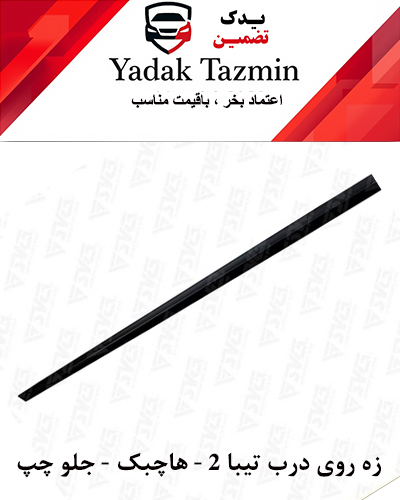 زه پلاستیکی روی درب تیبا 2 جلو چپ شرکتی
